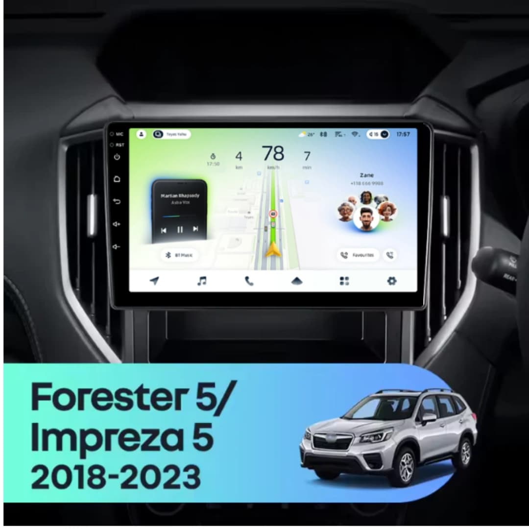 Navigatie Auto Teyes CC4L DTS Subaru Impreza 5 2018-2023 6+64GB 9" QLED Qualcomm 2Ghz, Android 4G Bluetooth 5.1 DSP
