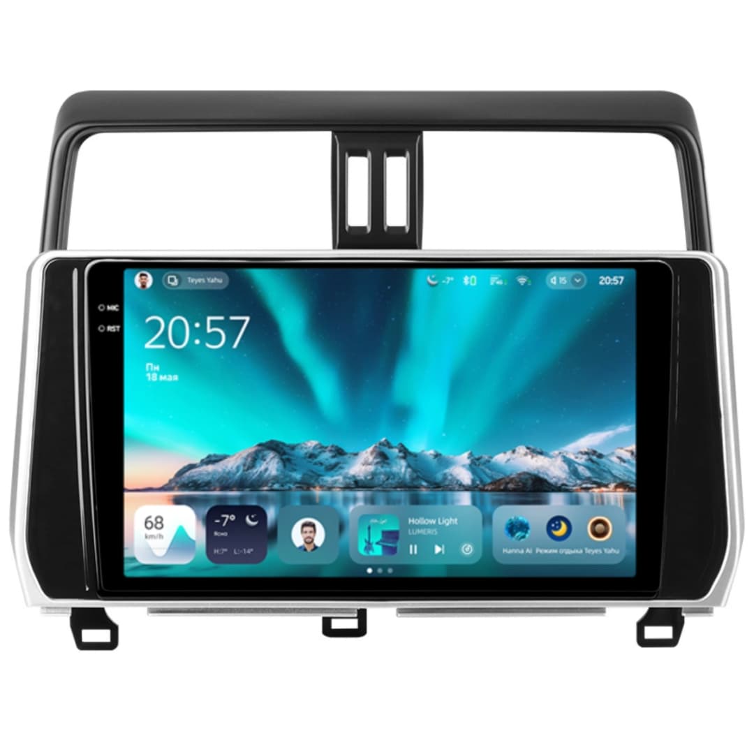 Navigatie Auto Teyes CC4 Toyota Land Cruiser Prado J150 2018-2020 8+128GB 10.36" QLED Octa-core 2.7Ghz, Android 4G Bluetooth 5.1 DSP