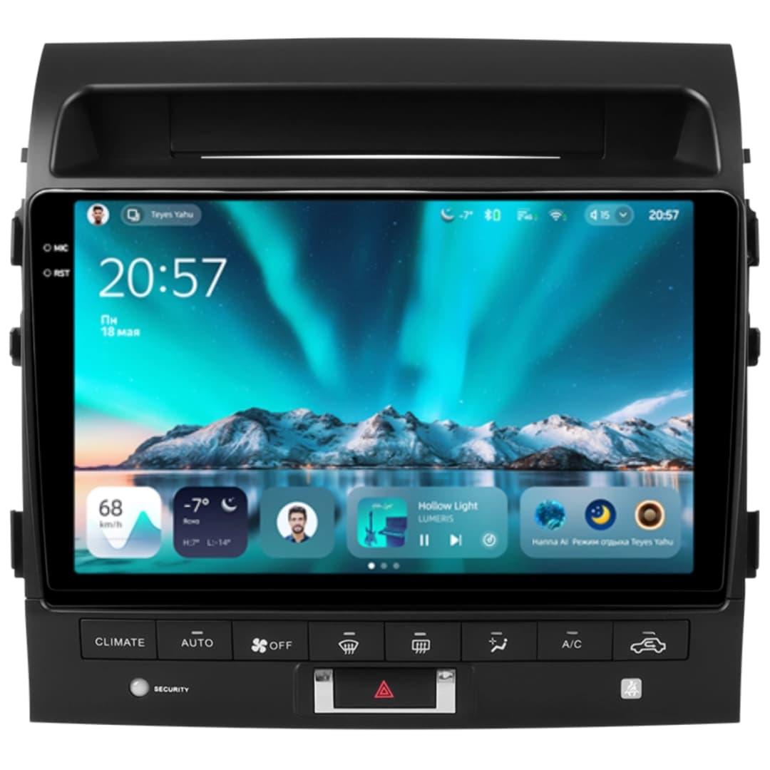 Navigatie Auto Teyes CC4 Toyota Land Cruiser 11 J200 2007-2015 8+128GB 10.36" QLED Octa-core 2.7Ghz, Android 4G Bluetooth 5.1 DSP