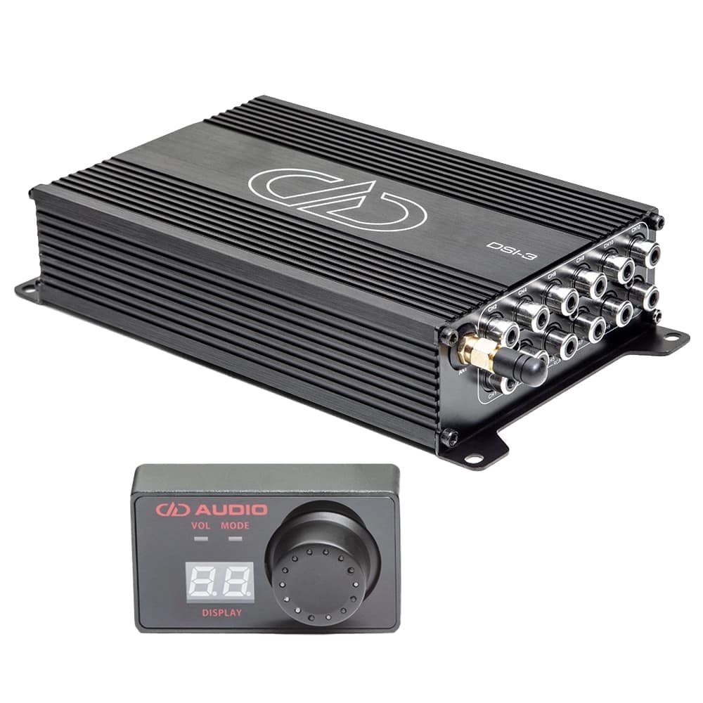 DD Audio DSI-3R, Procesor Sunet DSP 12 Canale, 31 Benzi Parametric, Bluetooth 5.0, Telecomanda