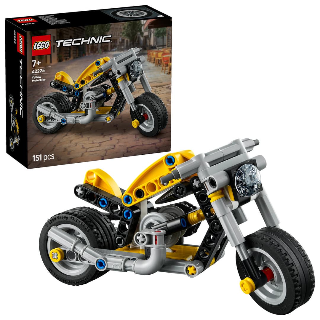 Motocicletă galbenă
