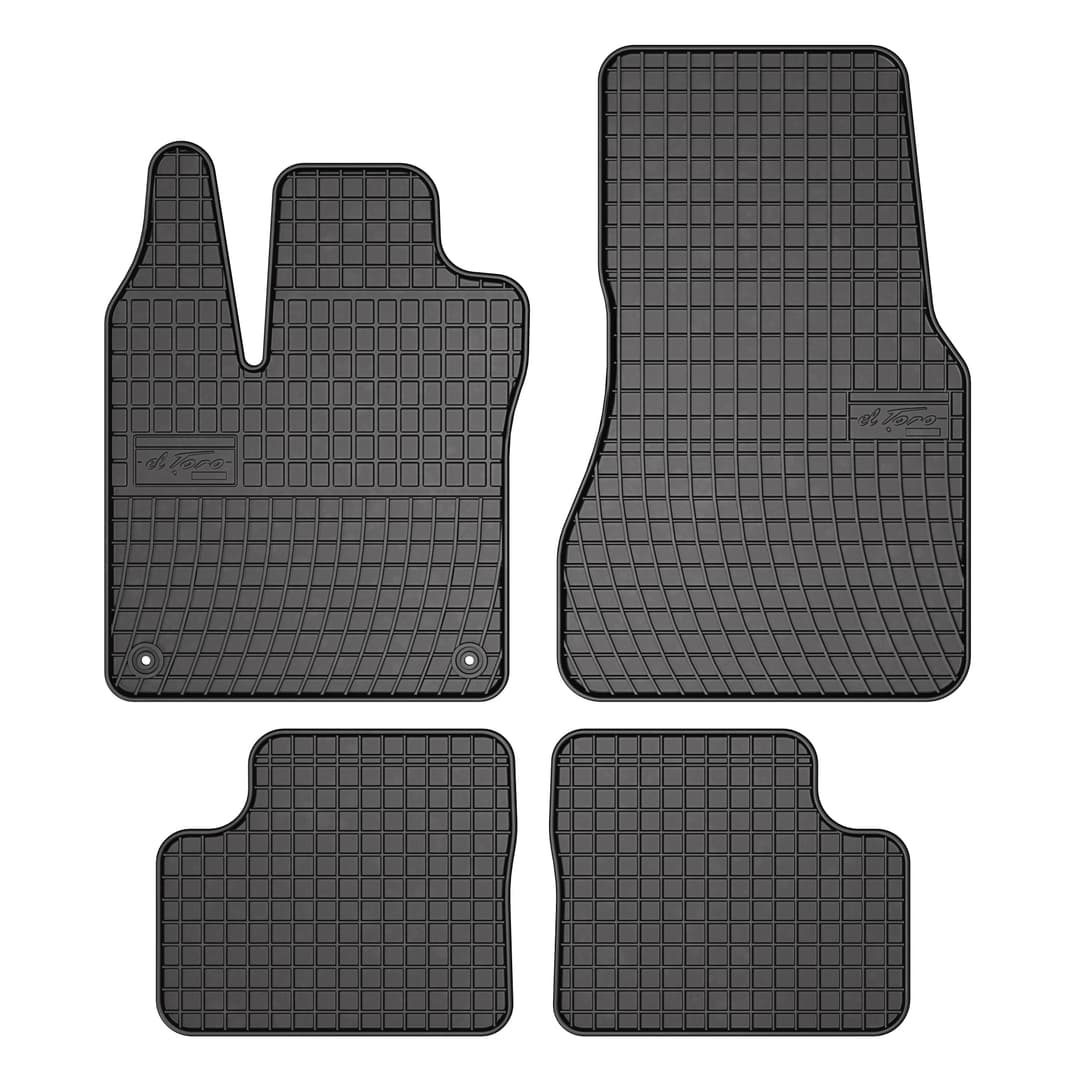 Covorase Cauciuc Compatibile Renault Twingo III 2014-2024 / Smart Forfour II 2014-2019