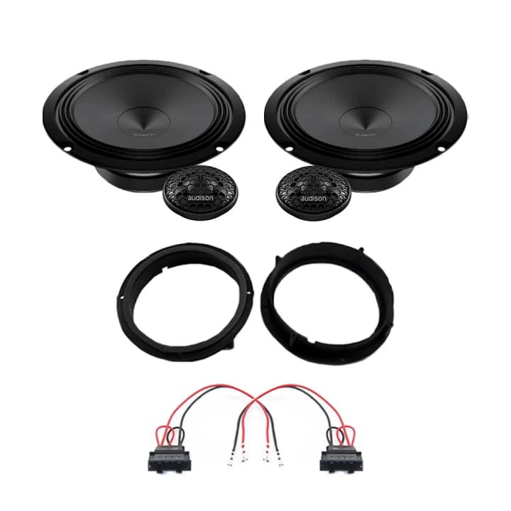 Pachet difuzoare auto Audison Prima dedicat usi fata Volkswagen T-Roc 2017-, RMS 100W
