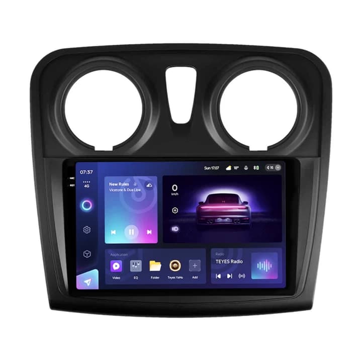 Navigatie Auto Teyes CC3 2K Dacia Sandero 2 2012-2016 6+128GB 9.5" QLED Octa-core 2Ghz Android 4G Bluetooth 5.1 DSP