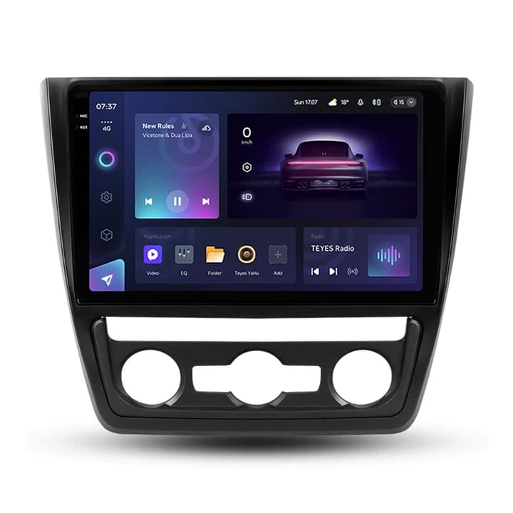 Navigatie Auto Teyes CC3 2K Skoda Yeti 2014-2017 6+128GB 10.36" QLED Octa-core 2Ghz Android 4G Bluetooth 5.1 DSP