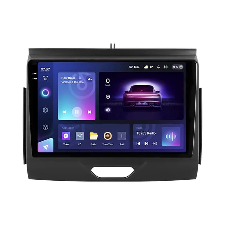 Navigatie Auto Teyes CC3 2K Ford Ranger P703 2015-2022 4+64GB 9.5" QLED Octa-core 2Ghz, Android 4G Bluetooth 5.1 DSP