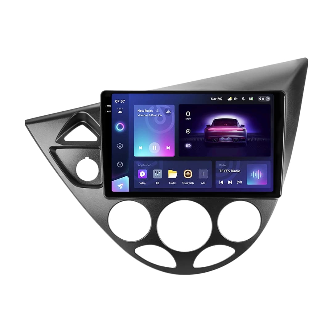 Navigatie Auto Teyes CC3 2K Ford Focus 1 1998-2005 4+64GB 9.5" QLED Octa-core 2Ghz, Android 4G Bluetooth 5.1 DSP
