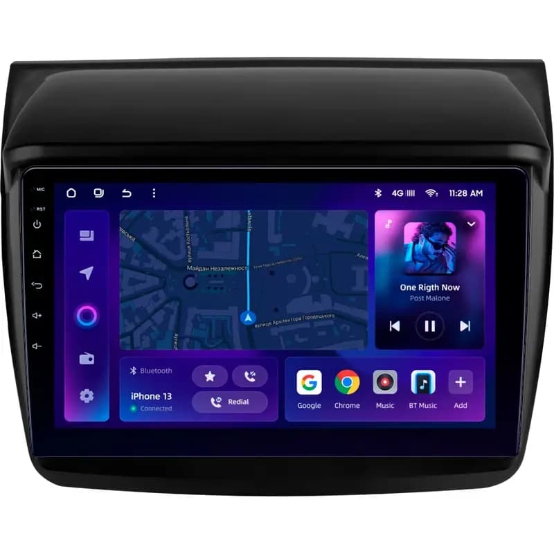 Navigatie Auto MOSS M2 Mitsubishi Pajero Sport 2 2008-2016 4+64GB 9" IPS Octa-core 1.6Ghz, Android 4G Bluetooth 5.1 DSP