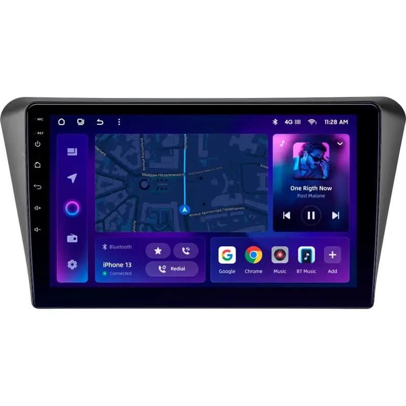 Navigatie Auto MOSS M2 Peugeot 408 2014-2018 4+32GB 10" IPS Octa-core 1.6Ghz, Android 4G Bluetooth 5.1 DSP