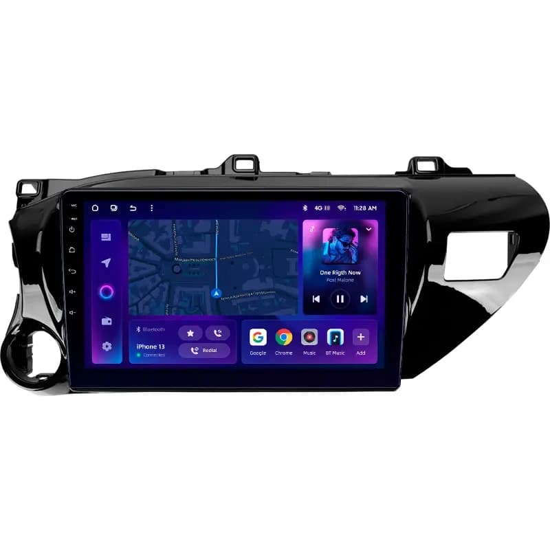 Navigatie Auto MOSS M2 Toyota Hilux 2015-2020 4+32GB 10" IPS Octa-core 1.6Ghz, Android 4G Bluetooth 5.1 DSP