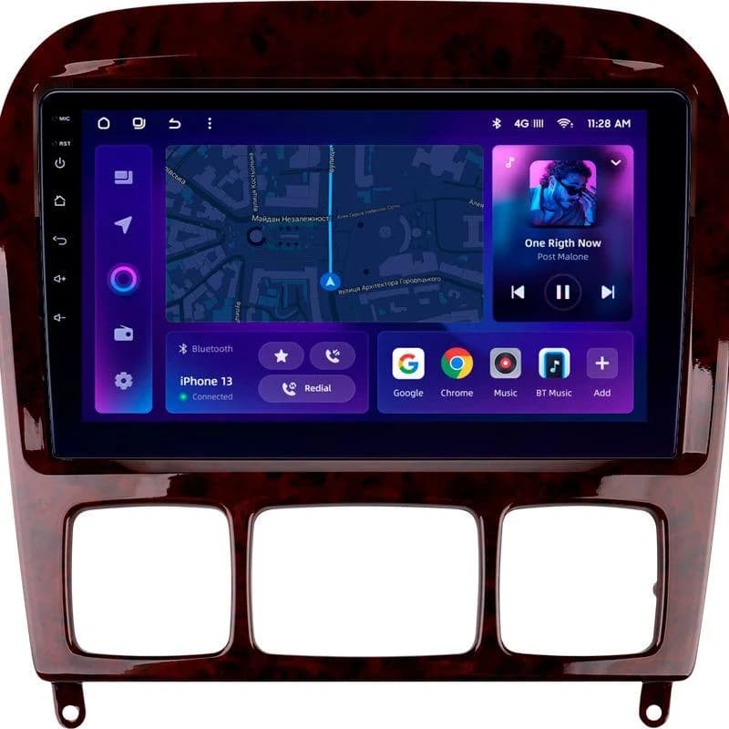 Navigatie Auto MOSS M2 Mercedes-Benz S Class W220 1998-2005 4+64GB 9" IPS Octa-core 1.6Ghz, Android 4G Bluetooth 5.1 DSP