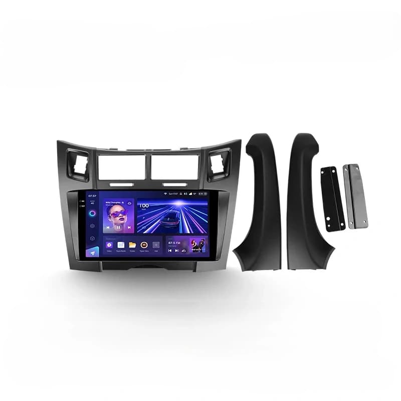 Navigatie Auto Teyes CC3 2K Toyota Yaris 2005-2012 4+64GB 9.5" QLED Octa-core 2Ghz, Android 4G Bluetooth 5.1 DSP