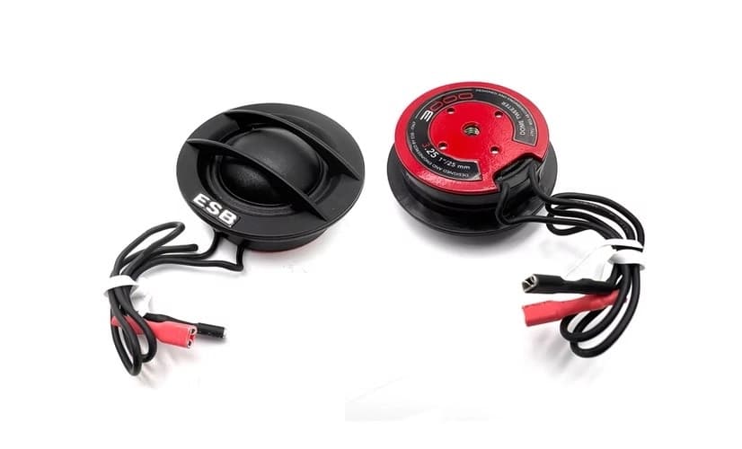 Tweetere auto ESB 3000 3.25 set componente, 25mm, 80W RMS, 4Ω, set 2 tweetere