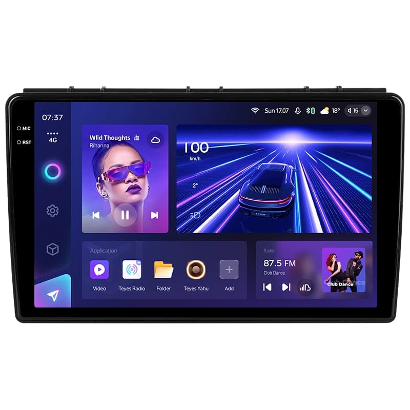 Navigatie Auto Teyes CC3 2K Saab 9-3 2007-2014 6+128GB 9.5" QLED Octa-core 2Ghz, Android 4G Bluetooth 5.1 DSP