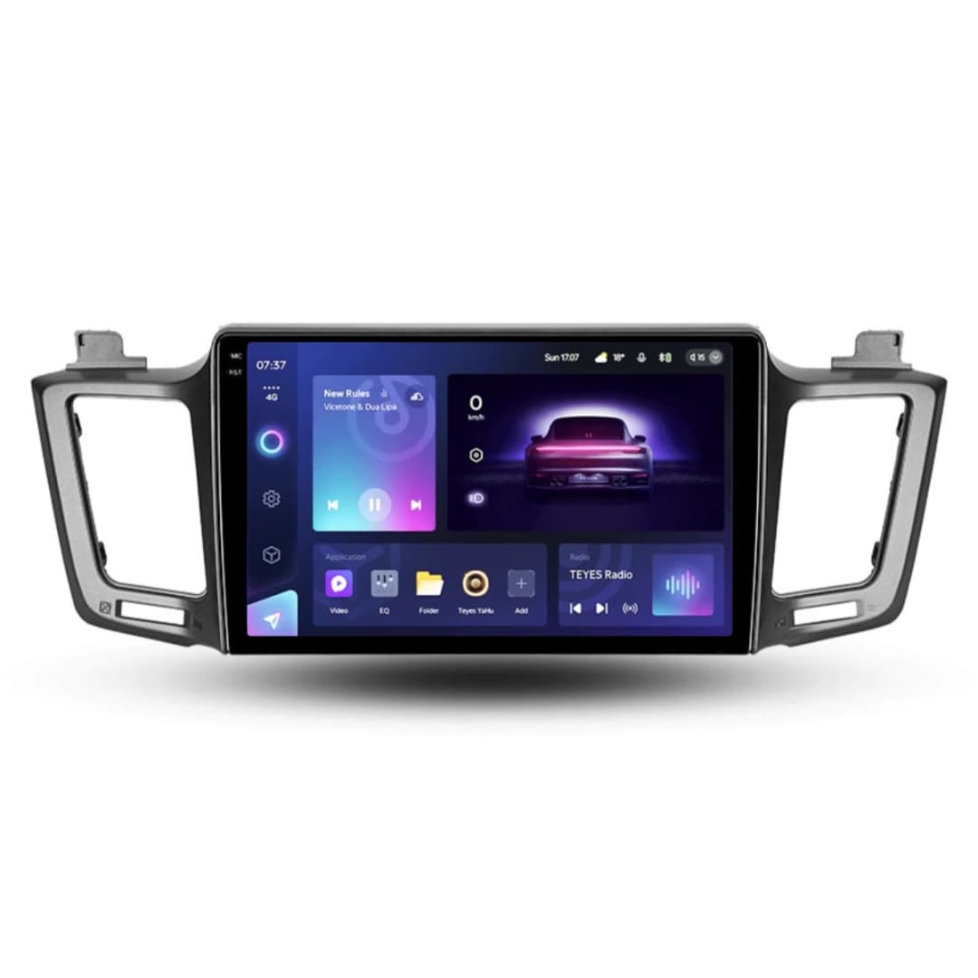 Navigatie Auto Teyes CC3 2K Toyota RAV4 XA50 2019-2023 4+32GB 10.36" QLED Octa-core 2Ghz, Android 4G Bluetooth 5.1 DSP