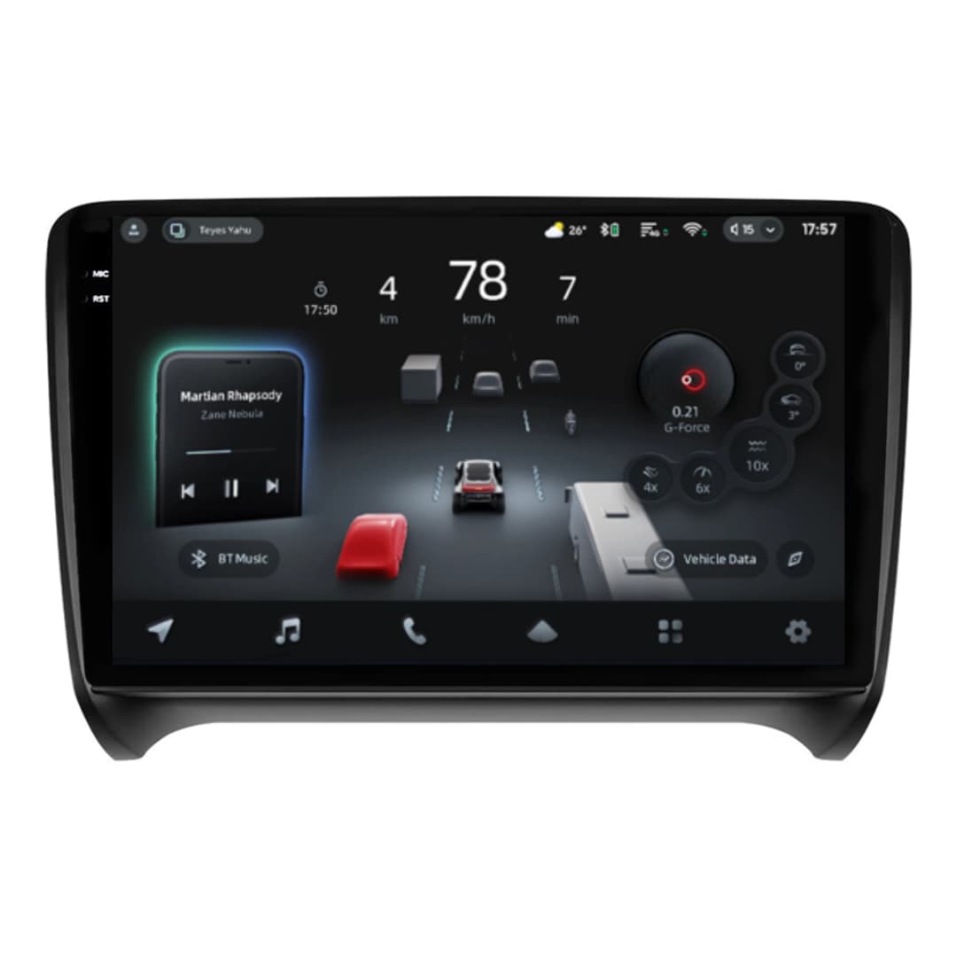 Navigatie Auto cu Asistenta AI Teyes CC4 PRO Audi TT 8J 2006-2014 8+128GB 9.5" QLED, Android 13, 5G, 7.1 DSP, CarPlay