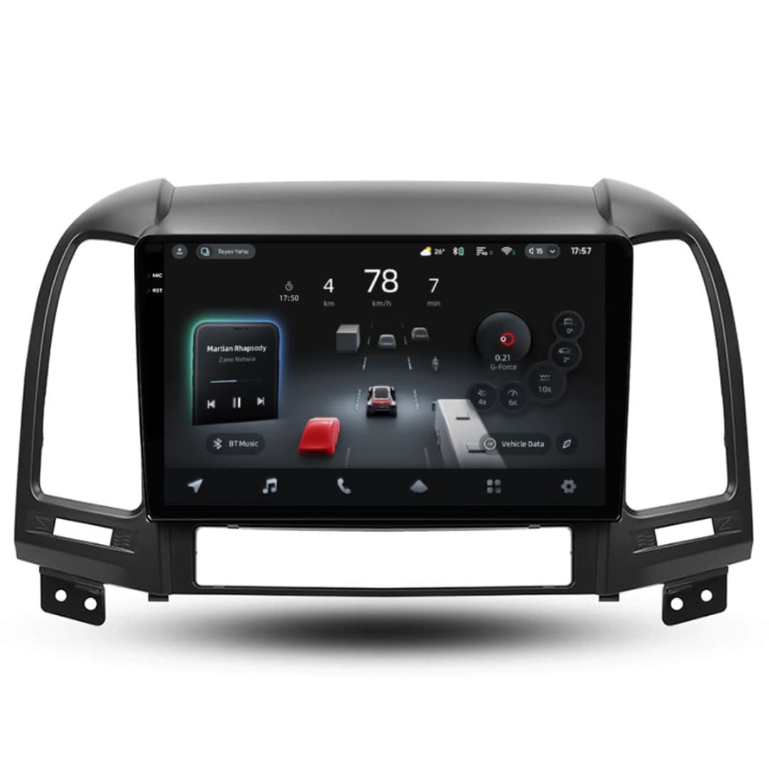 Navigatie Auto cu Asistenta AI Teyes CC4 PRO Hyundai Santa Fe 2 2007-2012 8+128GB 9.5" QLED, Android 13, 5G, 7.1 DSP, CarPlay