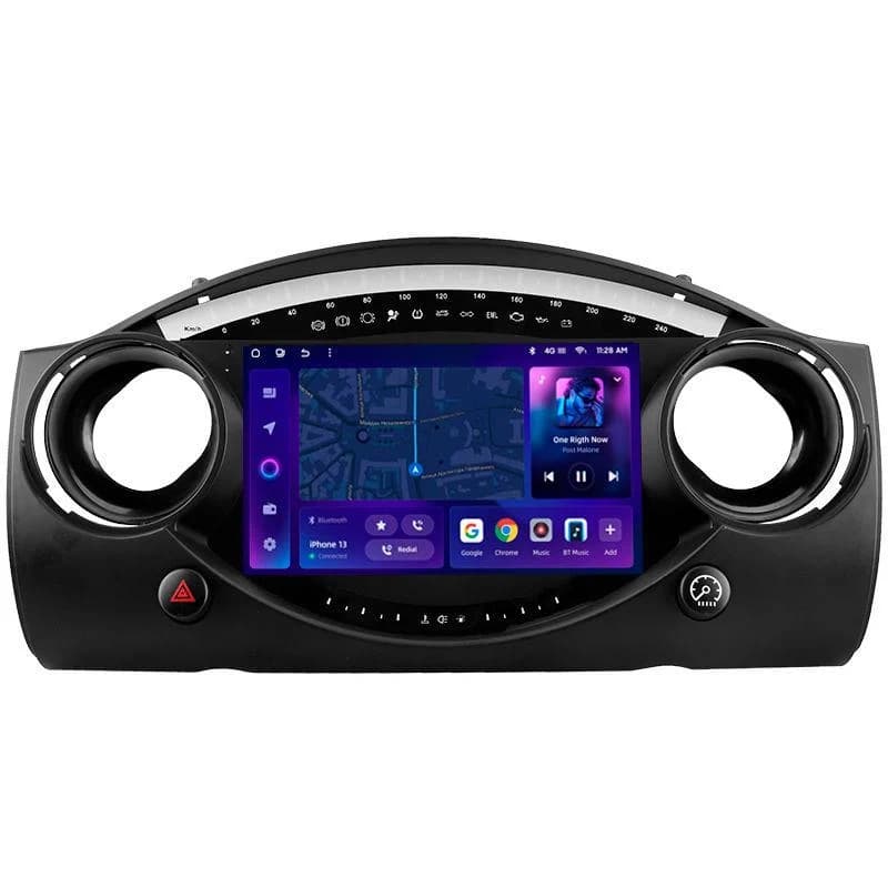 Navigatie Auto MOSS M3 MINI 2000-2006 4+32GB 9" QLED Octa-core 2Ghz, Android 4G Bluetooth 5.1 DSP