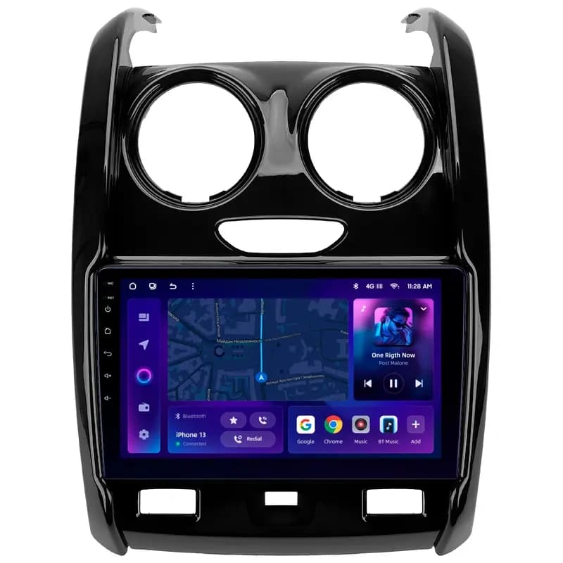Navigatie Auto MOSS M3 Dacia Duster 1 2013-2017 4+32GB 9" QLED Octa-core 2Ghz, Android 4G Bluetooth 5.1 DSP