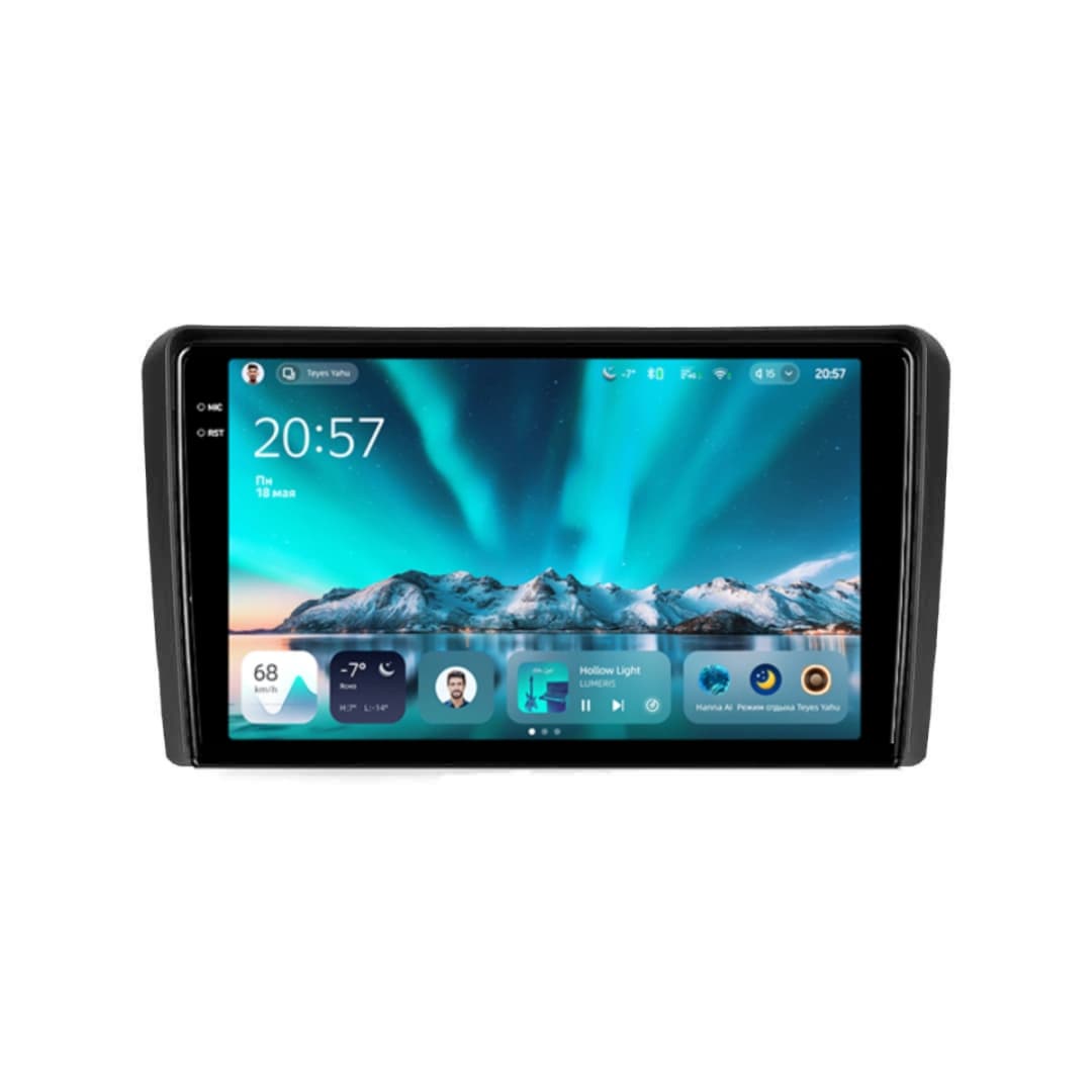 Navigatie Auto Teyes CC4 Audi A3 8P 2004-2013 6+128GB 9.5" QLED Octa-core 2.7Ghz, Android 4G Bluetooth 5.1 DSP