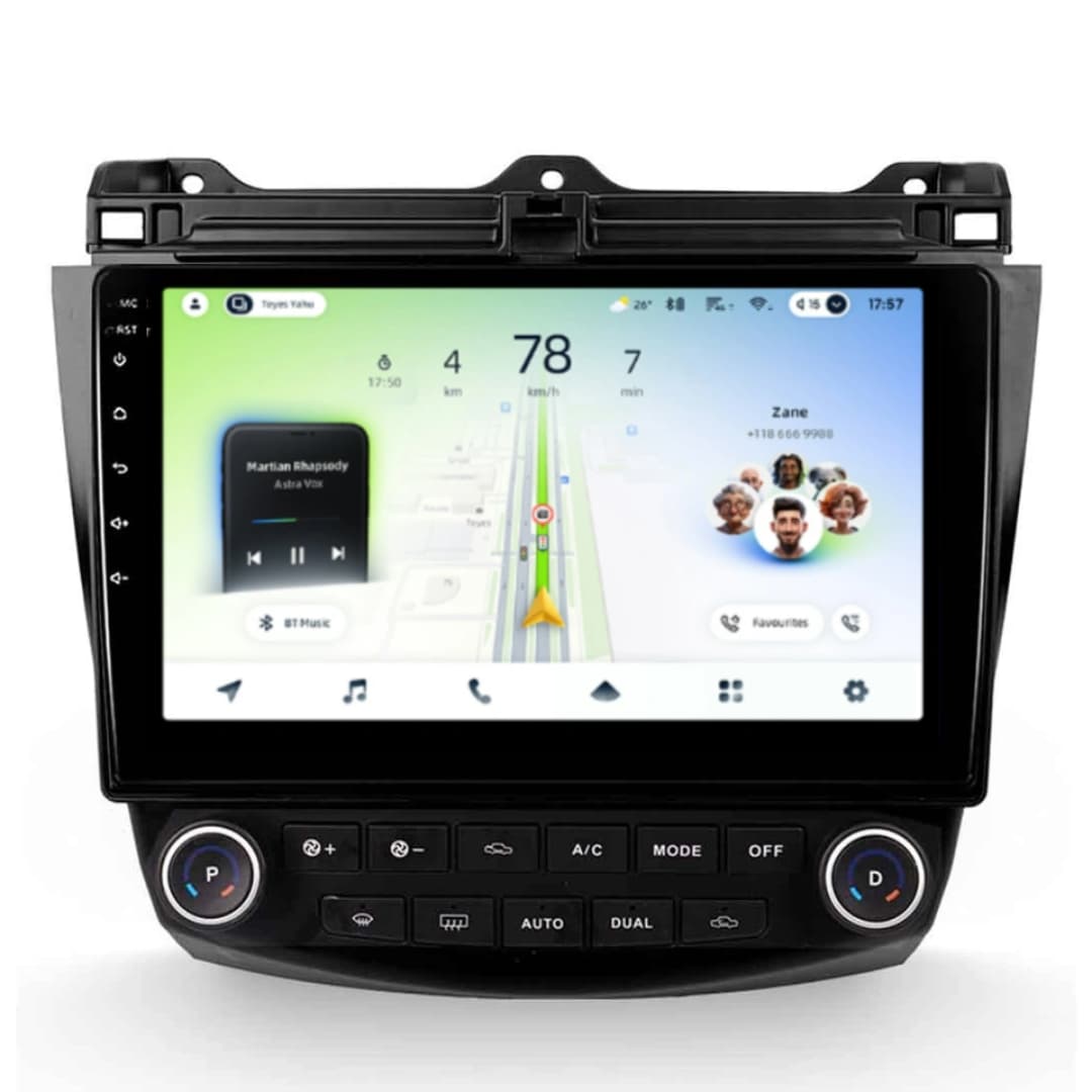 Navigatie Auto Teyes CC4L DTS Honda Accord 7 2002-2008 6+64GB 10.2" QLED Qualcomm 2Ghz, Android 4G Bluetooth 5.1 DSP