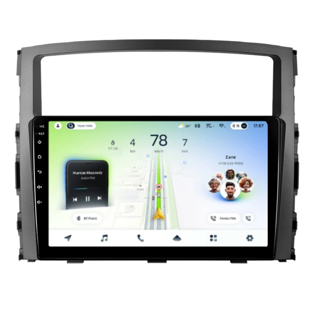 Navigatie Auto Teyes CC4L DTS Mitsubishi Pajero 4 V90 2006-2021 6+64GB 9" QLED Qualcomm 2Ghz, Android 4G Bluetooth 5.1 DSP