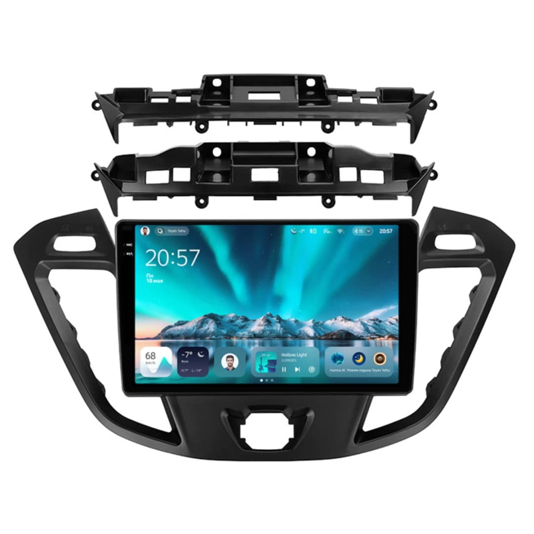 Navigatie Auto Teyes CC4 Ford Transit Custom 2012-2023 6+64GB 9.5" QLED Octa-core 2.7Ghz, Android 4G Bluetooth 5.1 DSP