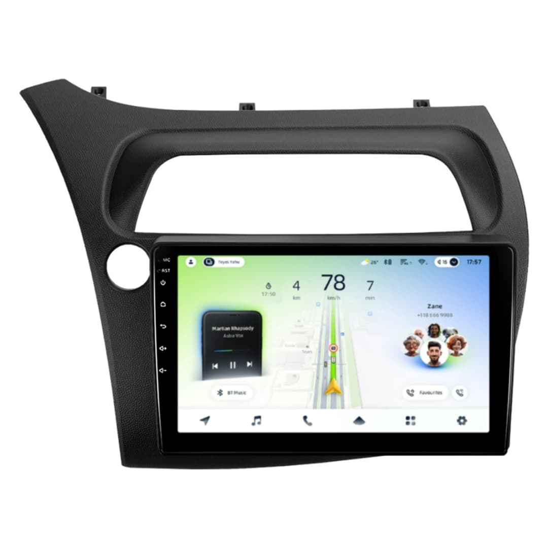 Navigatie Auto Teyes CC4L DTS Honda Civic 8 2005-2012 6+64GB 9" QLED Qualcomm 2Ghz, Android 4G Bluetooth 5.1 DSP