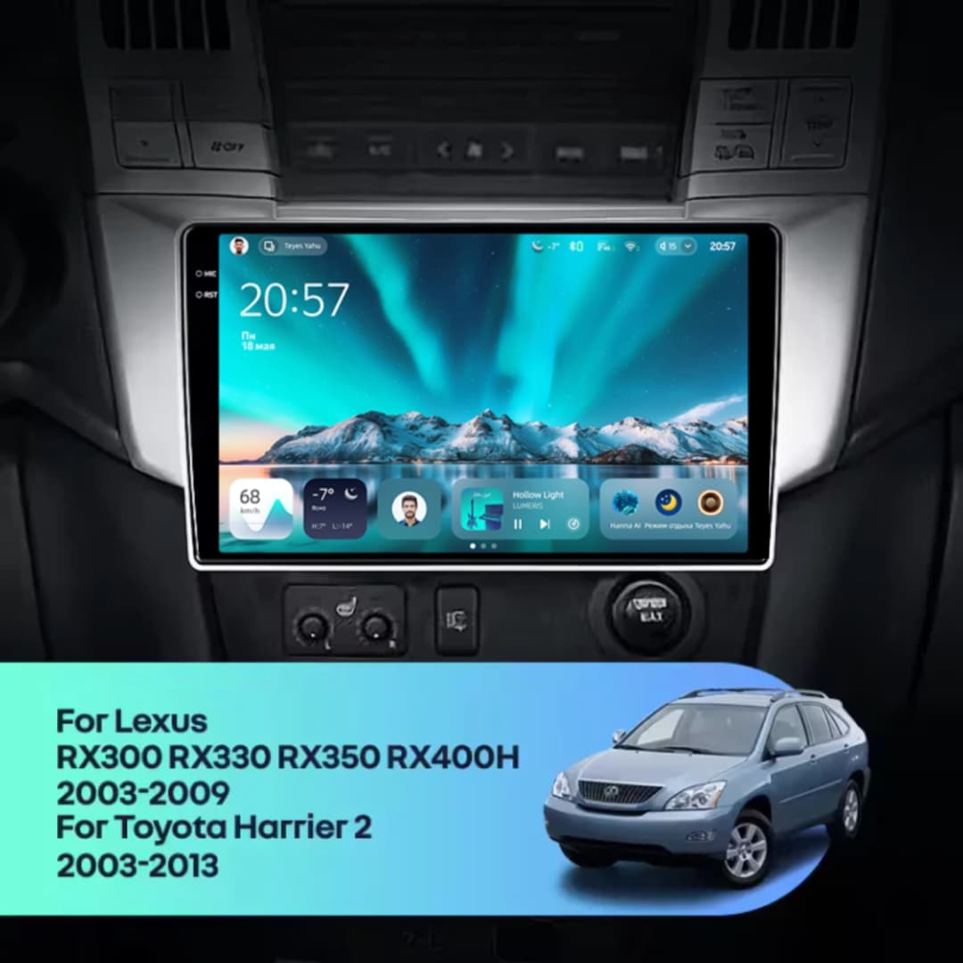 Navigatie Auto Teyes CC4 Lexus RX 2003-2023 6+128GB 9.5" QLED Octa-core 2.7Ghz, Android 4G Bluetooth 5.1 DSP
