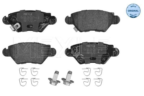 set placute frana,frana disc MEYLE -ORIGINAL: True to OE. 025 232 5817/W