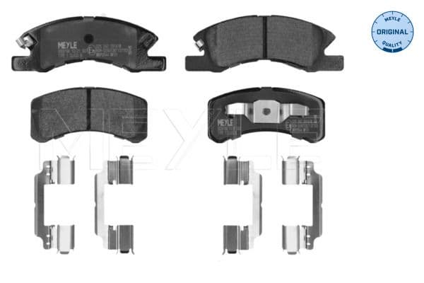 set placute frana,frana disc MEYLE -ORIGINAL: True to OE. 025 242 2914/W