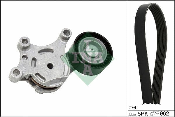 Set curea transmisie cu caneluri Schaeffler INA 529 0298 10