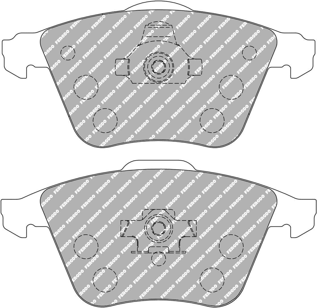 set placute frana,frana disc FERODO FCP1765Z