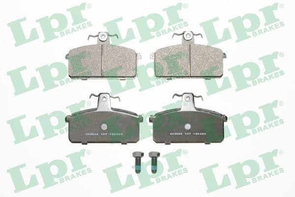 set placute frana,frana disc LPR 05P107