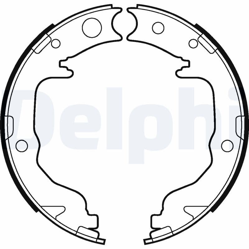 Set saboti frana, frana de mana DELPHI LS2026