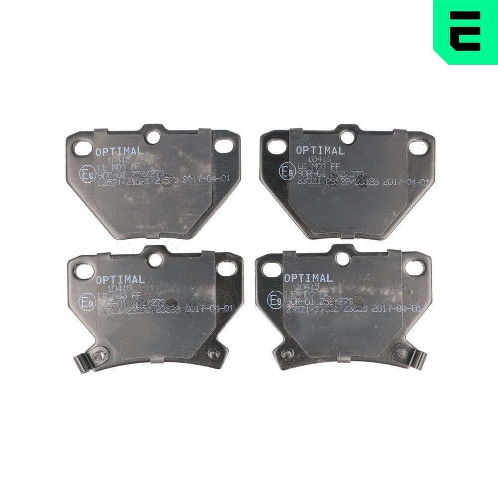 set placute frana,frana disc OPTIMAL BP-10415