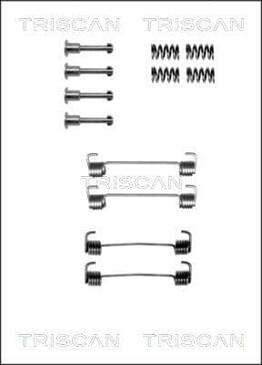 set accesorii, saboti frana parcare TRISCAN 8105 112335