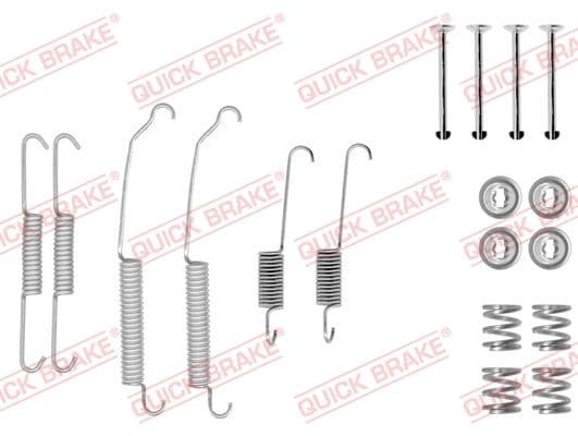 Set accesorii, sabot de frana QUICK BRAKE 105-0618