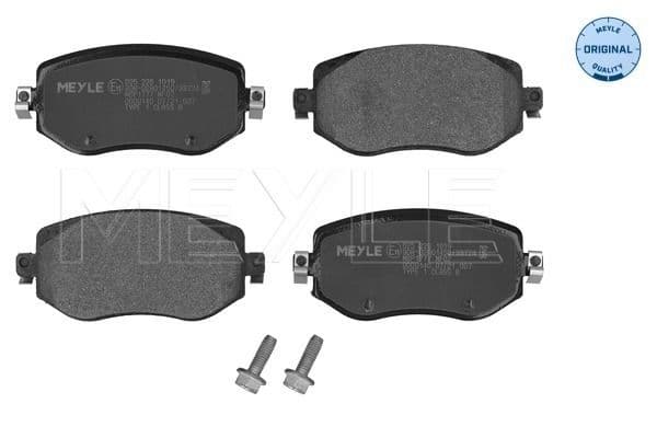 set placute frana,frana disc MEYLE -ORIGINAL: True to OE. 025 226 1019