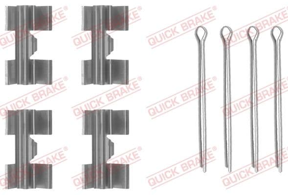 Set accesorii, placute frana QUICK BRAKE 109-0969