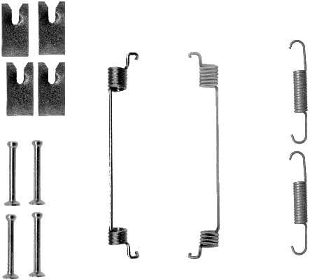 Set accesorii, sabot de frana TEXTAR 97031500