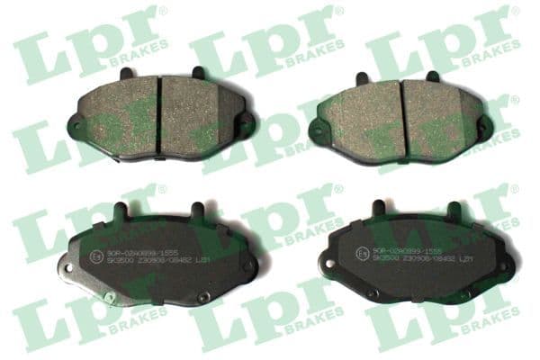 set placute frana,frana disc LPR 05P482