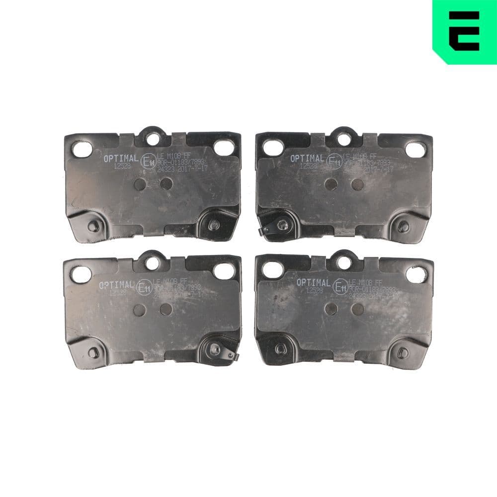 set placute frana,frana disc OPTIMAL BP-12528