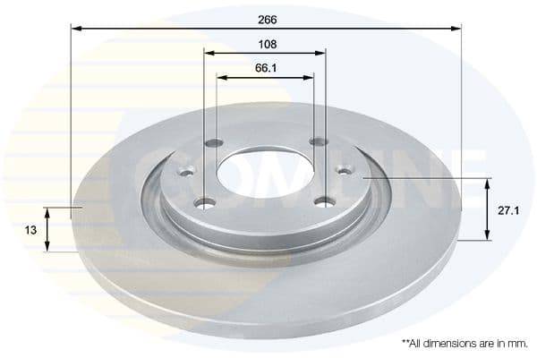 Disc frana COMLINE ADC1521