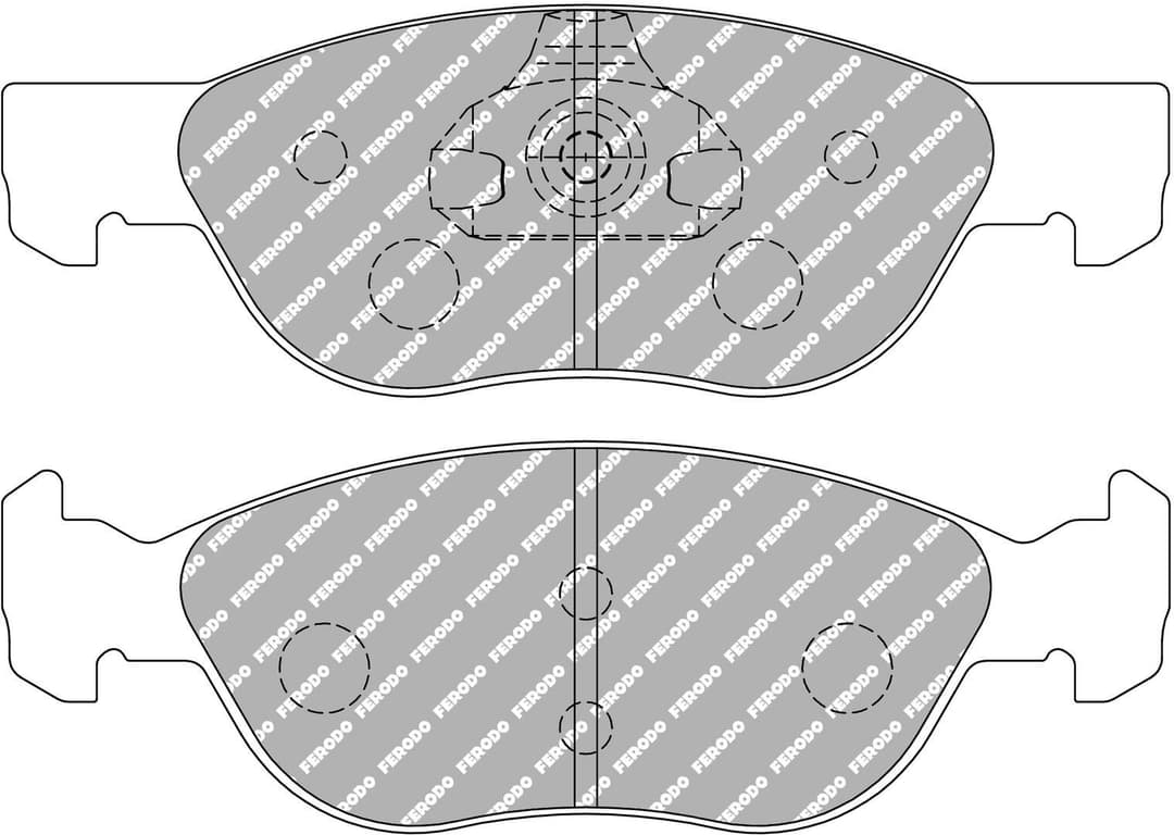 set placute frana,frana disc FERODO FCP1056H