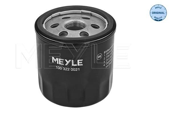 Filtru ulei MEYLE -ORIGINAL: True to OE. 100 322 0021