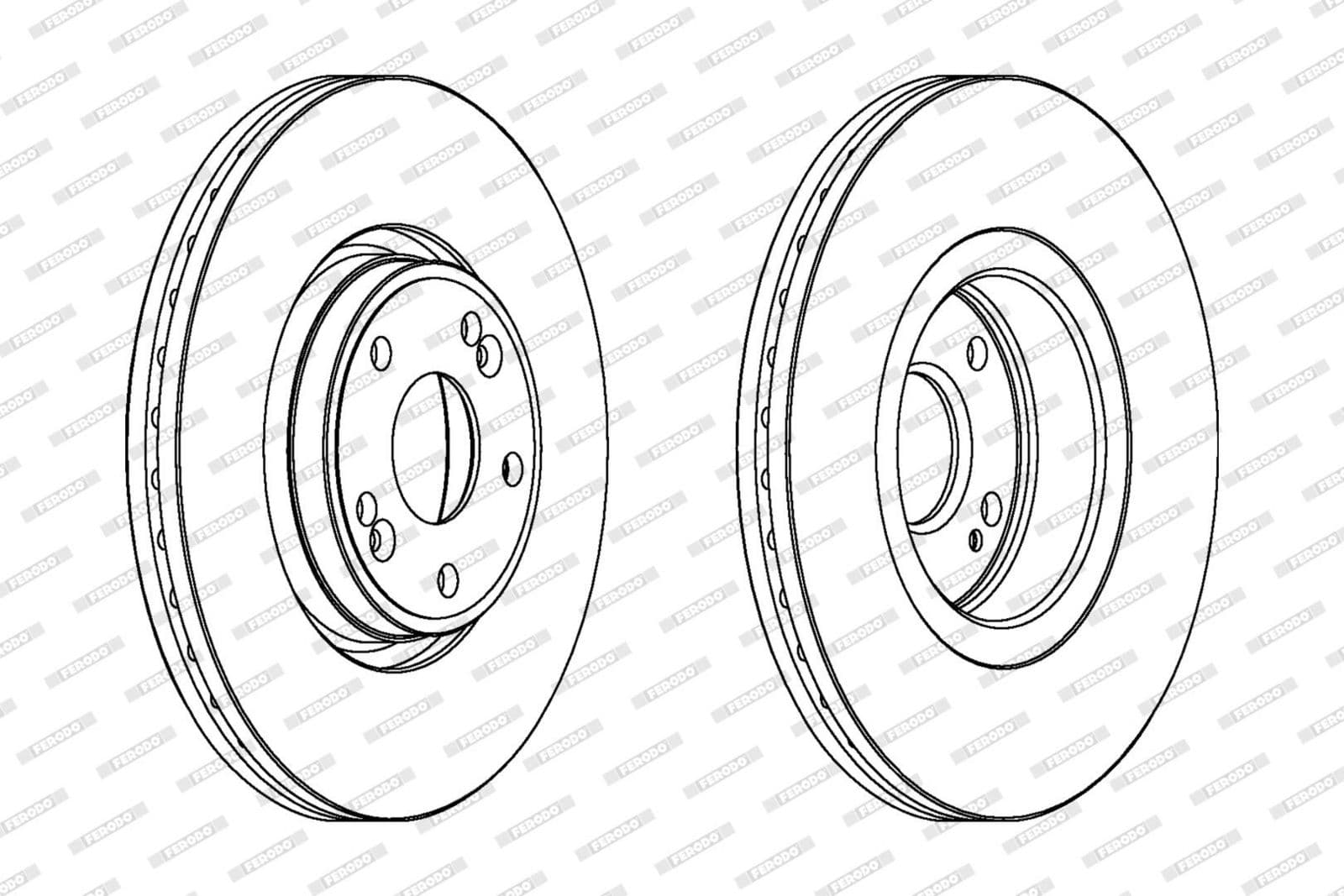 Disc frana FERODO DDF1205C