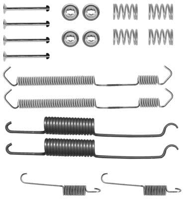 Set accesorii, sabot de frana TRW SFK256