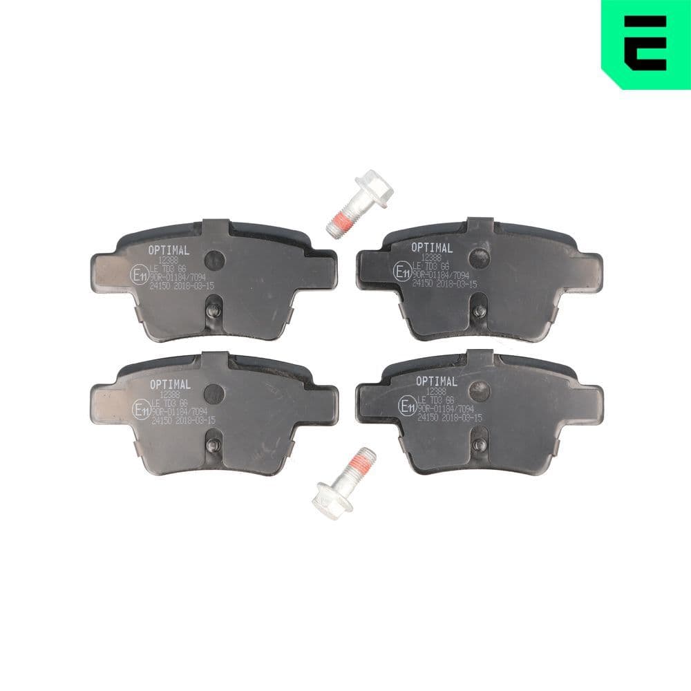 set placute frana,frana disc OPTIMAL BP-12388