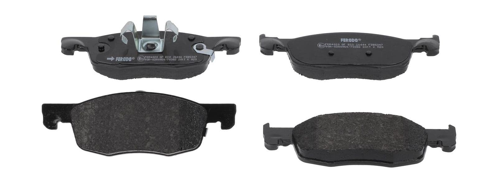 set placute frana,frana disc FERODO PREMIER ECO FRICTION FDB5347